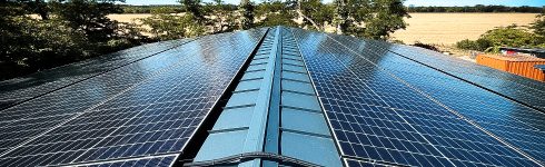 Schrägdach-Anlage auf Stehfalz mit 35,64 kWp