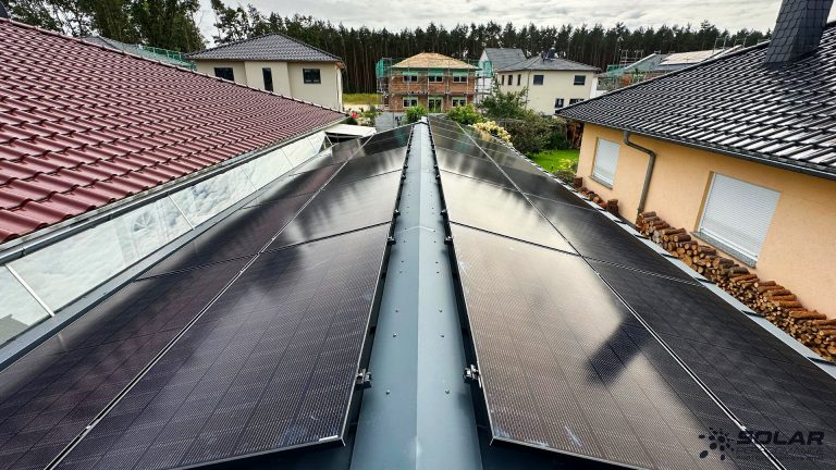 PV-Anlage auf Stehfalz