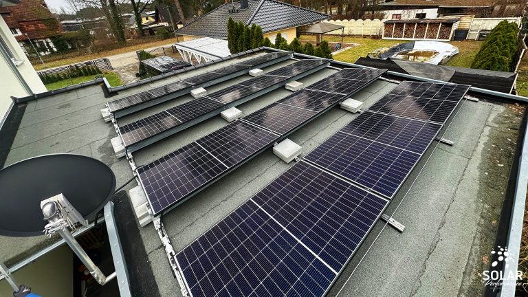 5,28 kWp auf Bitumen-Flachdach